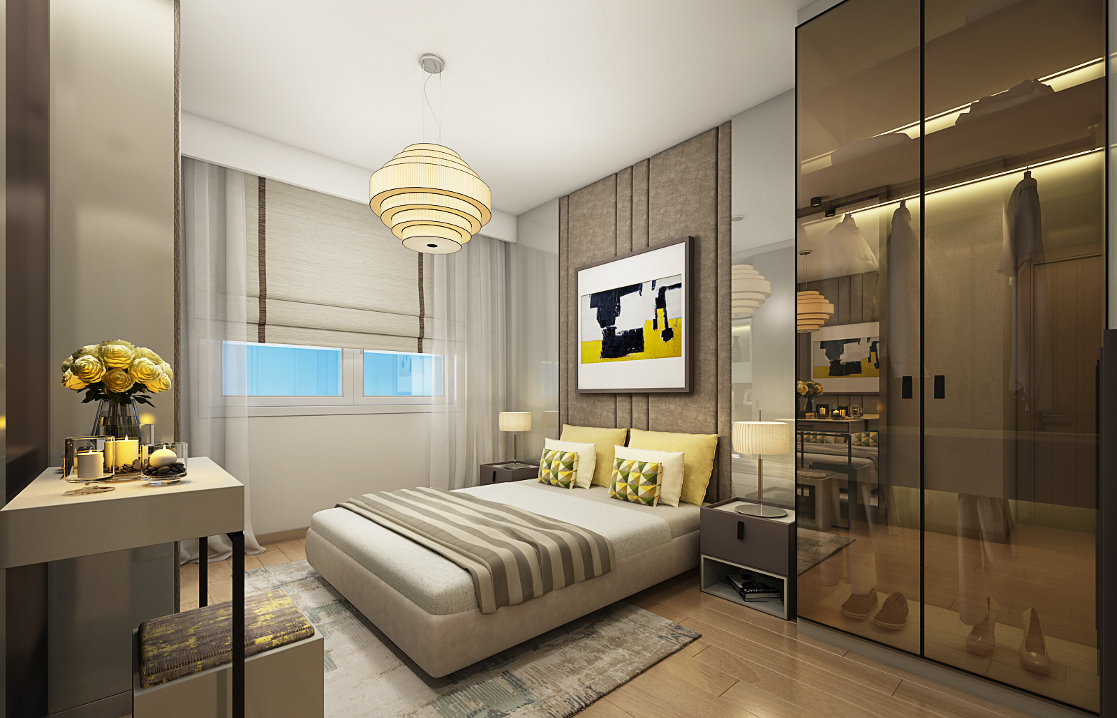 Super Luxury Model Staging Apartment Home Furniture Design